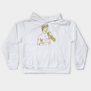 David of Michelangelo Kids Hoodie